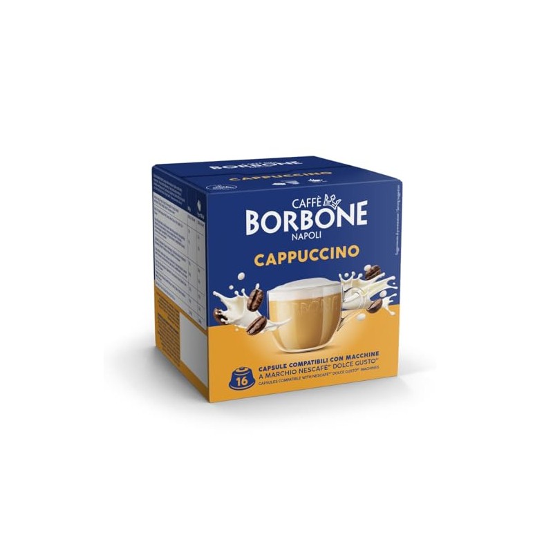 Caffè Borbone Cappuccino - 16 Capsule - Compatibili con macchine