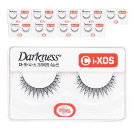 Darkness premium eyelashes, ci-XOS, 10 pcs / 다크니스 프리미엄속눈썹, ci-XOS, 10개