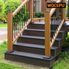 Wocepu 8pcs 4x4 (Actual: 4"x4") Aluminum Deck Post Base Cover,