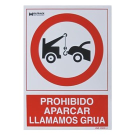 Wolfpack 15050560 Poster No Parking Tow Call, 30 x 21 cm