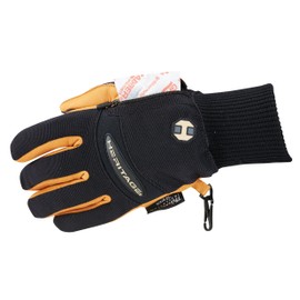 Heritage Winter Work Gloves, Size 11, Black/Tan