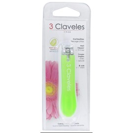3 claveles Nail Clippers Collect 8 cm green