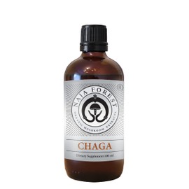Bio Chaga Liquid Extract Dual Full Extract 100 ml Inonotus Obliquus Vital Mushroom Highly Concentrated
