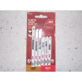 Ace 2035095 Jigsaw Blade Set 6 Pack bi-metal wood