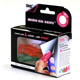 Lee Tippi Micro Gel Fingertip Grips - Size 3 Extra Small - 10 Pack (S61030), Set of 3