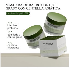 Mascarilla Limpiadora Verde Control Aceite Acne Todo Tipo Piel