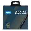 KMC Unisex's DLC 12 Speed Chain, Black/Black, 126 Link