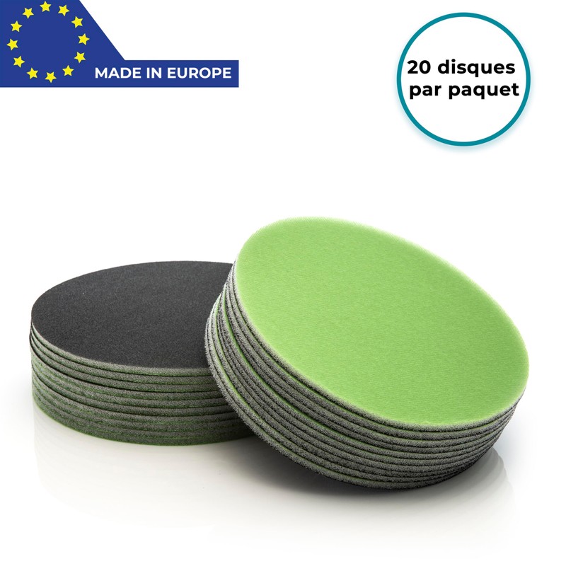 Glass Polish 5 inch (125mm) 180 Grit Pack of 20