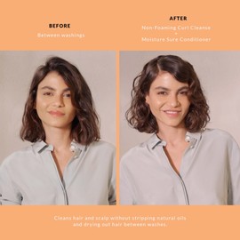 VICIOUS CURL Non-Foaming Curl Cleanse – No Lather for Curly Hair – Curl Enhancing, Moisturizing, Hydrating Frizz-Free, Enhanced Bounce – Sulfate, Paraben and Silicone Free, 32 Fl Oz