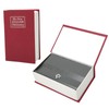 Book Safe Storage Box with Keys Stainless Steel Secret Hidden