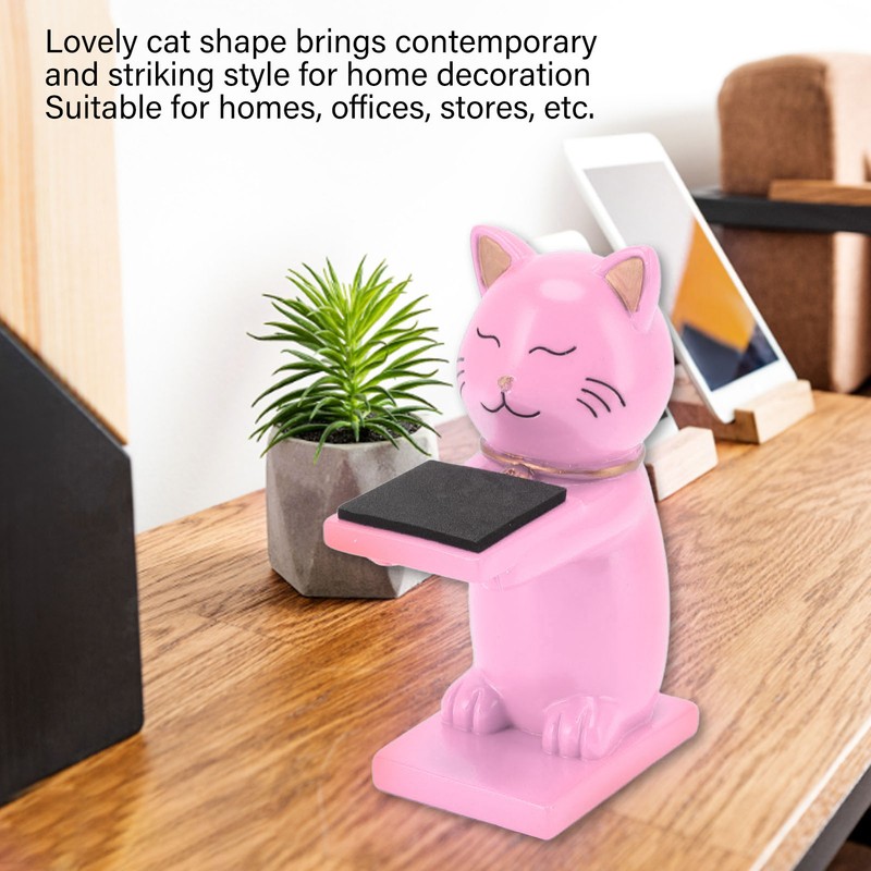 Watch Display Stand Cat Figurine Resin Watch Holder Decoration Storage