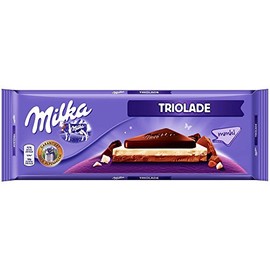 Milka Triolade 300g (Milk/White/Dark Chocolate Combo 10.6oz)