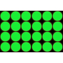 Tiger Tail Sports Recreational-Quality (1-Star, 40mm) Ping Pong Balls (Glow-in-Dark Green, 12-Pack)