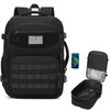 BISKLNDN Carry On Backpack, Large Tactical Travel Backpack Airplane Approved
