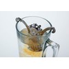 KitchenCraft Le'Xpress Loose Tea Infuser with Drip Tray, Monkey-Shaped, Stainless