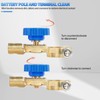 Pure Brass Car Top Post Battery Disconnect Switch Isolator Quick