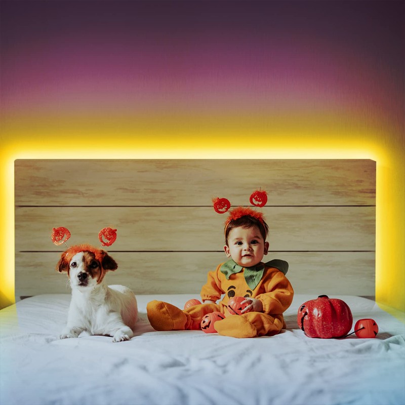 phopollo Led Lights 40ft (2 Rolls of 20ft) for Bedroom