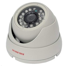 Infrared and Waterproof Dome Security Camera - Color AHD Camera - 720P - 1 megapixel - TV System: NTSC - Lens: 3.6 mm - IR LEDs: 24 pcs for Night Vision