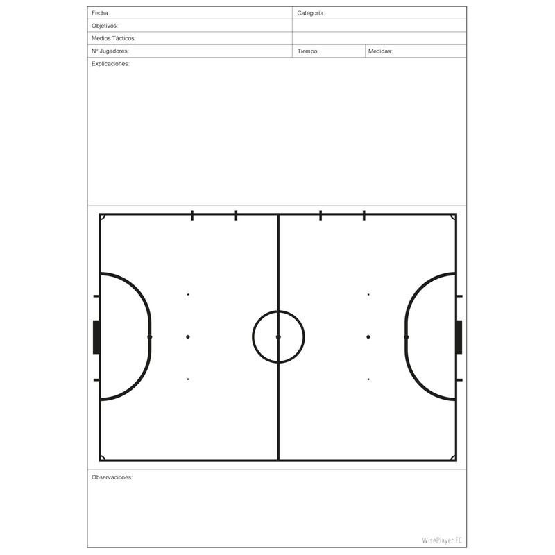 WISEPLAYERFC Futsal Tactical Board for Futsal Trainer Tactics Board with