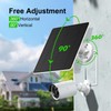 Solar Panel for Security Camera, 5W Solar Panel for Micro
