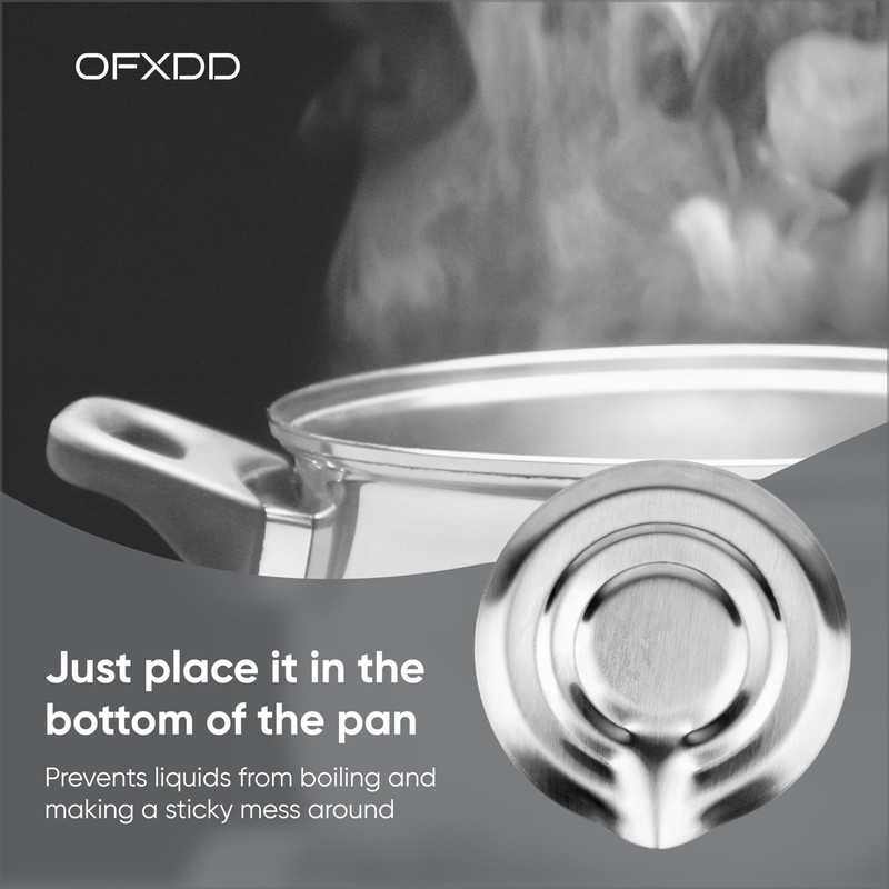 Pot Minder - Stainless Steel Pot Watcher Disc - Boil