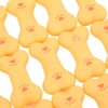 20pcs Rubber Dog Squeaky Bone Toy Teeth Cleaning Dog Bone