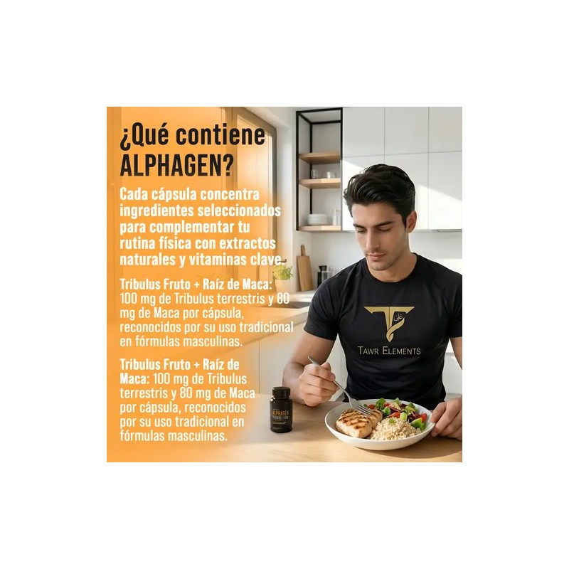 Raíz De Maca Precursor Natural Testo 30cap Tawr Elements Sin