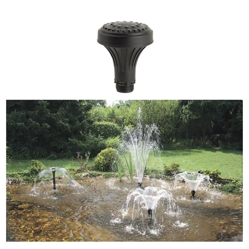Oase Vulkan 37-2.5 K, black, multi-jet nozzle, 37-jet fountain attachment,