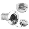 Marine Fuel Deck Fill Filler W/ Keyless Lid 316 Stainless