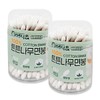 이지앤 튼튼 나무면봉 100개입 2개 케이스 순면 통면봉 Easy & Strong Wooden Cotton Swabs 100pcs 2-case Cotton Buds