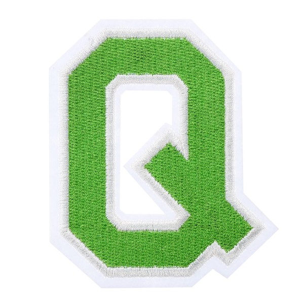 sourcing map Iron on Letter Patches, 3 Inch Letter Q,