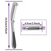 AAOTOKK 2 Pack Zinc Alloy Vegetable Peeler Stainless Steel Blades,