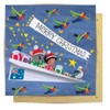 La La Land Greeting Card Christmas Paper Plane
