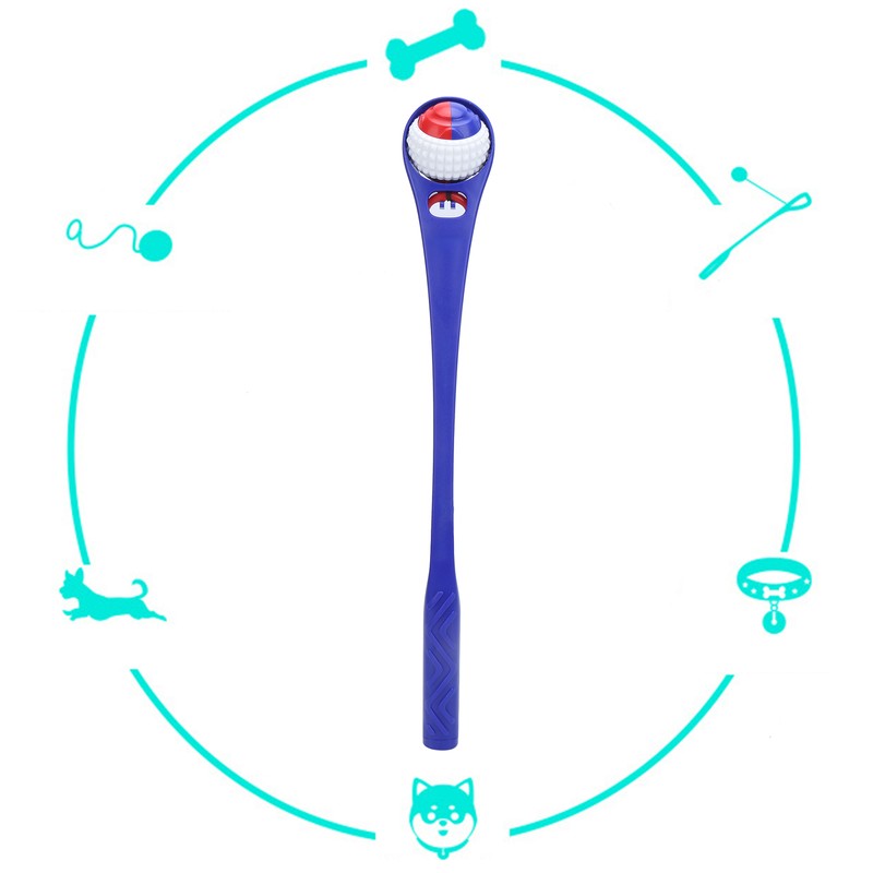 Dog Ball Launcher Stick Interactive Dog Ball Throwing Stick Toy