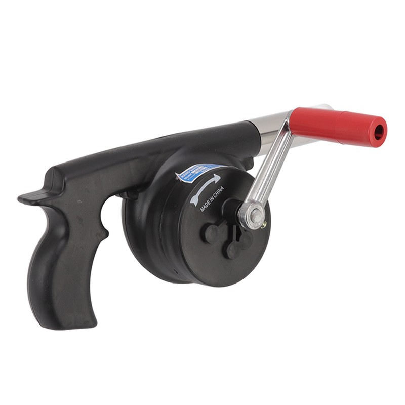 Hand Crank BBQ Blower Lightweight Portable ABS Barbecue Fan for