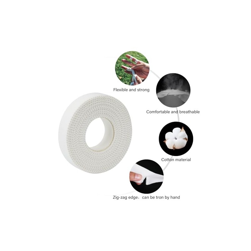 4 Rolls Zinc Oxide Tape 1.25cm x 10m Breathable Strapping