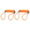 M METERXITY 2pcs Disc Lock Security Steel Cable Plastic Sheath