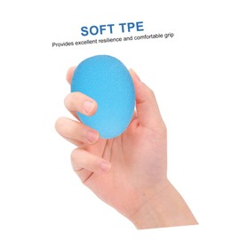 Ipetboom 3Pcs Egg Shaped Hand Massage Rollers Jelly Finger Massage Balls Light Resistance Resistance Heavy Resistance for Fitness and Relaxation