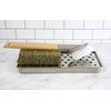 RSVP International Cleaning Collection Stainless Steel Sink Tray, 9.75x4.75x0.75"