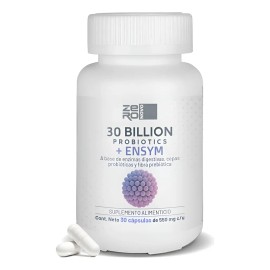 Probiótico 30 Billones + Enzimas Digestivas 30 Cápsulas