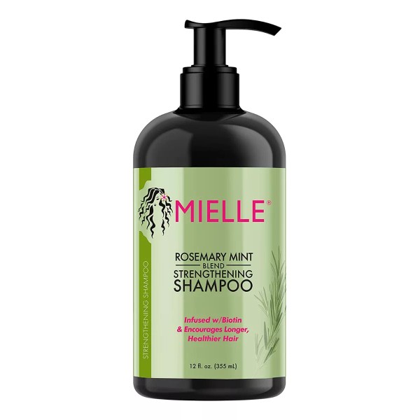 Mielle Organics Champú Fortalecedor Menta Romero Con Biotina