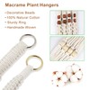 Augshy Macrame Hanging Planter, Set of 5 Plant Hanger Baskets,