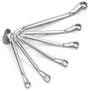 Olsa Tools 6pc Box End Wrench Set, 45-Degree Offset, Chrome