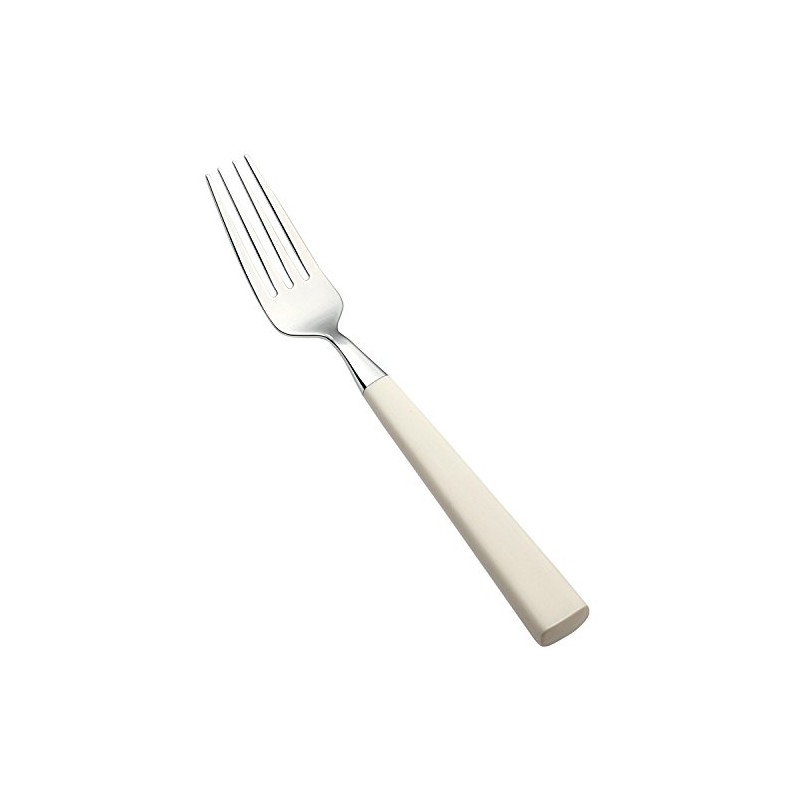Todai 35400102 Ivon White Dinner Fork, Made in Japan