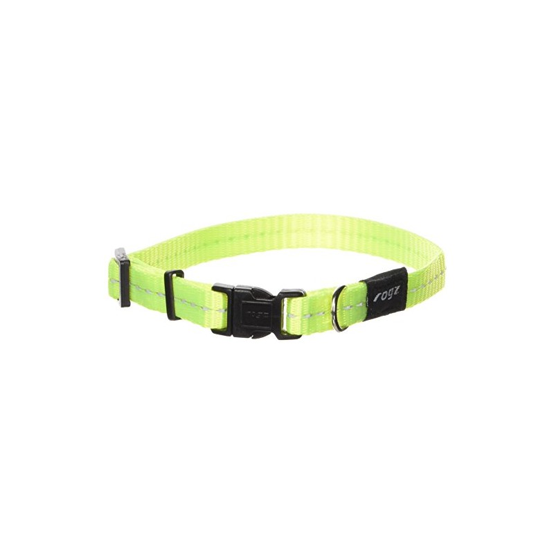Rogz Utility Day Glo Collar Nitelife, Small