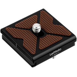 LEFTFOTO 40mm Arca Swiss メタルユニバーサルカメラクイックリリースプレート デジタル一眼レフカメラ三脚ボールヘッド用アルカタイプクランプに適合