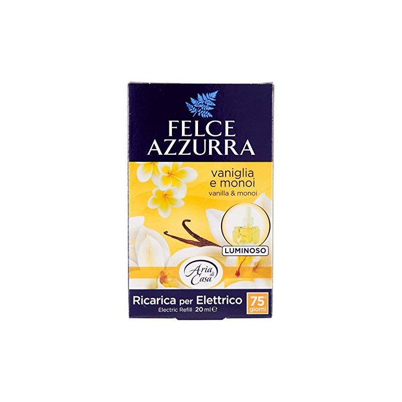Felce Azzurra Elektrische Raumluft Nachfüllpackung Vanille und Monoi, x, 20