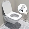 Toilet Seat Hinge Bolts Kit Quick Release Top Hinge Fixings