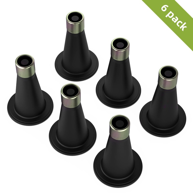 IRONDIY 6 Pcs Bed Frame Feet,Feet for Replace Wheels,Risers for