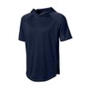 EvoShield Boys Lightweight Short Sleeve Hoodie 2.0, Navy, Youth Large